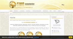 Desktop Screenshot of fimaprevajanje.com